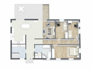2d 3d floor pla combo